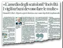  ??  ?? L’intervista a Livio Giannotti sul «Corriere Fiorentino» lo scorso 19 settembre