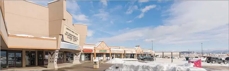  ?? Photo contribute­d ?? Westbank Shopping Centre, with tenants Landmark Theatres, Liquor Depot, White Spot, Lammle's Western Wear, TD Canada Trust, Wendy's, Blenz Coffee and Tim Hortons, has been sold for just under $14 million to a company controlled by Ray Kandola,...