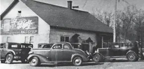  ?? PROVIDED/KUBIAK’S TAVERN ?? This is an exterior of Kubiak’s Tavern closer to its opening date in 1933.