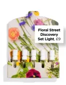  ??  ?? Floral Street Discovery Set Light, £9