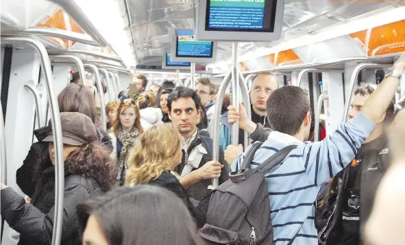  ?? RICK STEVES ?? City transit lines that cover tourist sights (such as Rome’s metro Line A) are happy hunting grounds for pickpocket­s on the prowl for cash and credit cards.