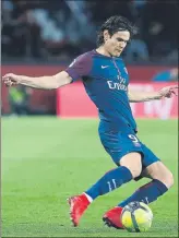  ?? FOTO: AP ?? Cavani, objetivo del Atlético