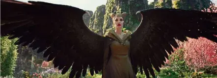  ?? Walt disney Studios ?? She may be called angelina and have a massive pair of wings, but Jolie’s Maleficent is definitely no angel. —