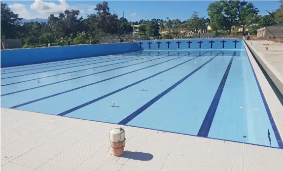  ?? Photos: Nicolette Chambers ?? The current status of the pools at the Lautoka Aquatic Swimming Pool.