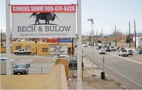  ??  ?? Beck & Bulow plans to open its butcher shop and retail store later this month at 1934 Cerrillos Road.