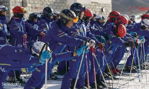  ??  ?? Beijing Nanshan Ski Resort, December 5, 2017