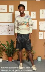  ??  ?? Kiziwani sweater by Stella Jean and Michael Armitage for ArtColLab 2020.