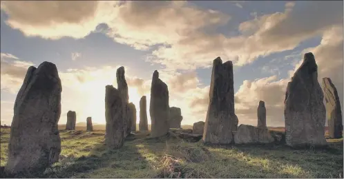  ?? Picture: Ian Rutherford ?? The 5,000-year-old Callanish standing stones are a relic of ancient settlement­s around the Outer Hebrides