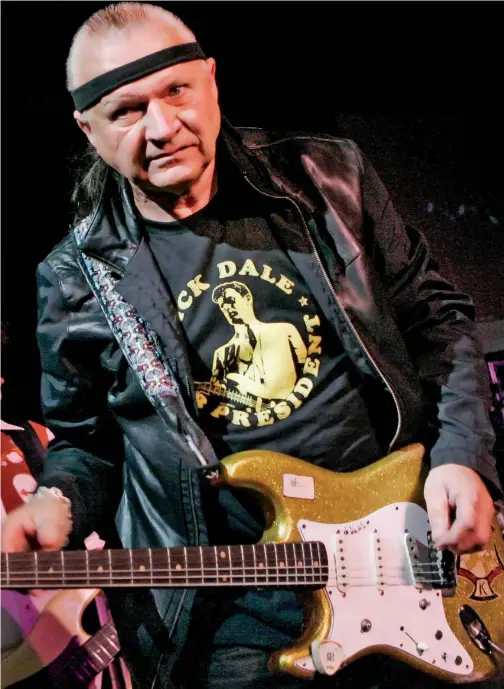  ?? Associated Press ?? Dick Dale performs at BB King Blues Club in New York.