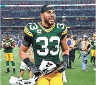  ?? GETTY IMAGES ?? Packers safety Micah Hyde will be an unrestrict­ed free agent.