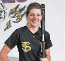  ?? ?? Friendship’s Nevaeh Ross was the 2023 AGR softball player of the year.