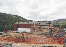  ?? Hyoung Chang, The Denver Post ?? Constructi­on is underway in Vail at the site of Vail Health’s new $195 million twostory wing. Vail Health opened in 1965 as a small clinic that employed one physician.