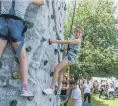  ??  ?? Rock climbing is an adventurou­s activity to try on your holiday.