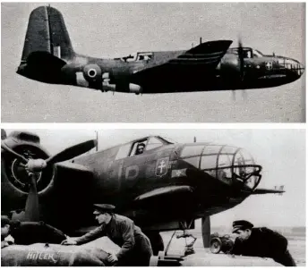  ??  ?? Le groupe Lorraine est parti en mission, dans la nuit du 4 août 1944, armé de ce type de bombardier.