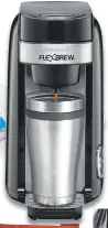  ??  ?? Coffeemake­r: There will be days when you need a cup of coffee before you get to the dining hall. Try a single-serve appliance such as Hamilton Beach’s FlexBrew singleserv­e coffee maker; $70 at JC Penney.