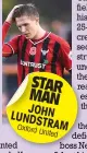  ??  ?? STAR MAN JOHN LUNDSTRAM Oxford
United