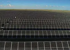  ?? Enel Green Power ?? Enel Green Power’s Roadrunner solar farm, located in Upton County, is the largest operationa­l solar project in Texas.