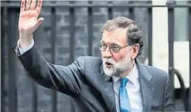  ?? (AP) ?? Contra la separación. Rajoy defiende la unidad y el europeísmo.