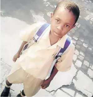  ?? /PHOTO/ FAMILY ALBUM ?? Six-year-old Grade 1 pupil Mogau Mamaregane allegedly committed suicide on school premises last week Friday.