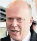  ??  ?? NO GO Chris Grayling