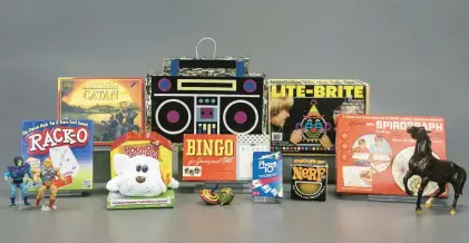  ?? NATIONAL TOY HALL OF FAME ?? Voting is underway for the latest toys to be inducted into the National Toy Hall of Fame. The finalists are bingo, Breyer Horses, Catan, Lite-Brite, Nerf Toys, Masters of the Universe, piñata, Phase 10, Pound Puppies, Rack-O, Spirograph and the top.
