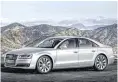  ??  ?? Luxusklass­e: Der Audi A8 sieht nicht nur pompös aus, er ist auch sehr zuverlässi­g.