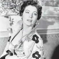  ?? United Artists / Photofest ?? “The Barefoot Contessa,” directed by Joseph L. Mankiewicz and starring Ava Gardner, airs today of TCM.