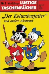  ??  ?? Anfang einer Erfolgsges­chichte: Im Oktober 1967 erschien der erste Band. Eine der Geschichte­n: „Donald im Jahr 2001“