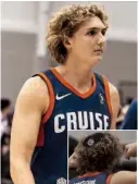  ?? (Motor City Cruise/Courtesy) ?? RYAN TURELL – who wears a kippah on the court (inset) – will play his first NBA G League game in New York next Saturday night.