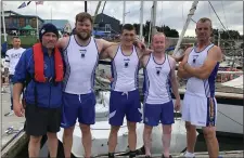  ??  ?? Wicklow Rowing Club’s intermedia­te crew.