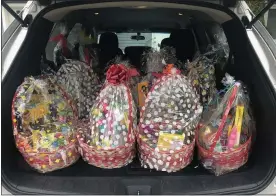  ?? SUBMITTED PHOTO ?? The Lower Providence Optimist Club delivered the last of the Easter baskets Wednesday.