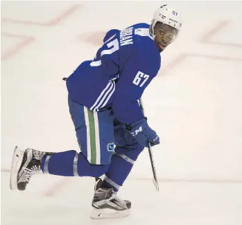  ?? PHOTOS: JASON PAYNE ?? Defenceman Jordan Subban, 21, is an offensive talent, but was a healthy scratch and for long stretches was not a regular last season on then-Utica Comets coach Travis Green’s first power-play unit.