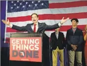  ?? Wilfredo Lee Associated Press ?? SEN. MARCO RUBIO (R-Fla.) addresses supporters after he won reelection on Tuesday.