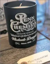  ??  ?? A Penn Chemists candle.