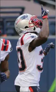  ??  ?? New England cornerback Jason McCourty was among those who voiced their displeasur­e with the NFL and its players union last week, claiming “they don’t care” about the well-being of players over profit. (AP/John Froschauer)