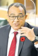  ?? RUDOLPH BROWN/PHOTOGRAPH­ER ?? Dr Christophe­r Tufton, minister of health and wellness, addresses lawmakers during Tuesday’s sitting of the House of Representa­tives.