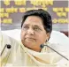  ??  ?? Mayawati