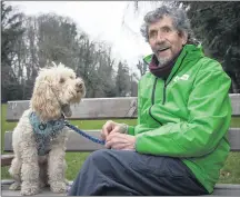  ?? (Picture: Fergal Phillips) ?? Charlie Bird with his dog Tiger - Charlie will lead a special Hand of Friendship Walk for the Samaritans next month.