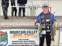  ?? ?? Callan Wilbanks competed in the Mountain Valley tournament.