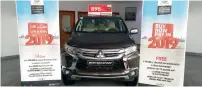  ??  ?? Customers can buy Montero Sport at Dh895 per month.