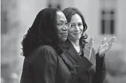  ?? GETTY IMAGES ?? Judge Ketanji Brown Jackson speaks Friday at a White House event celebratin­g her confirmati­on to the U.S. Supreme Court.