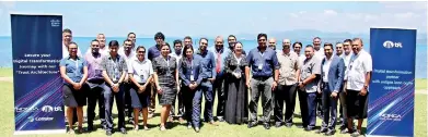  ?? ?? The NCINGA team, with Telecom Fiji and Cisco teams, at a workshop for stakeholde­rs from the Fijian public and private sectors.