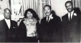  ??  ?? Louise Shropshire opened her home to Martin Luther King Jr. in 1962.