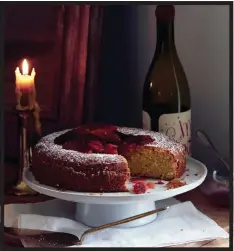  ?? COURTESY OF DANE TASHIMA — SIMON & SCHUSTER ?? Lidey Heuck recommends baking this lemon, rosemary and olive oil cake as a springtime dessert, which makes it perfect for upcoming occasions.