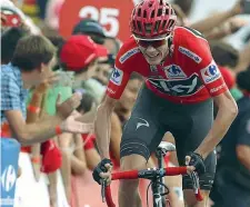  ?? (Lapresse) ?? Nei guai Chris Froome alla Vuelta 2017, a rischio di revoca