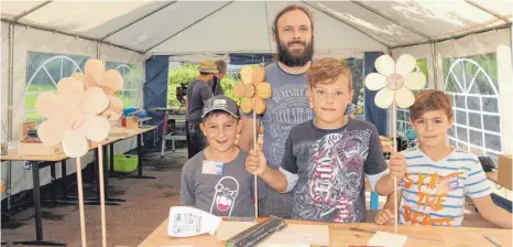  ?? ARCHIVFOTO: RUDI MULTER ?? Die Kinderspie­lstadt Saulishaus­en ist wegen ihrer Mitmachang­ebote in den Betrieben begehrt.