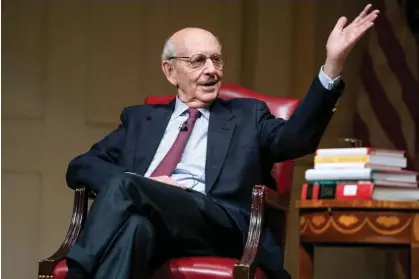  ?? ?? Stephen Breyer at an event hosted by the Law Library of Congress in Washington, on 17 February 2022. Photograph: Reuters