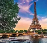  ??  ?? PARISIAN CHARM: Cruise along the River Seine and take in the Eiffel Tower