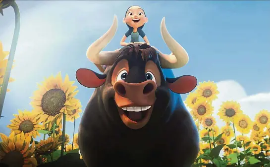  ??  ?? It’s no bull, we really should stop and smell the flowers. — Photos: 20th Century Fox
