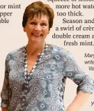  ??  ?? Mary Contini is a food writer and Director of
Valvona & Crolla ltd.